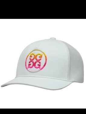 G/FORE Unisex Gradient Circle G’s White Trucker Hat NWT